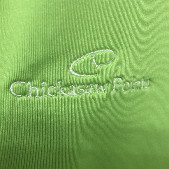 FootJoy Men’s 1/4 zip Pullover Lime Green Large - Picture 8 of 8